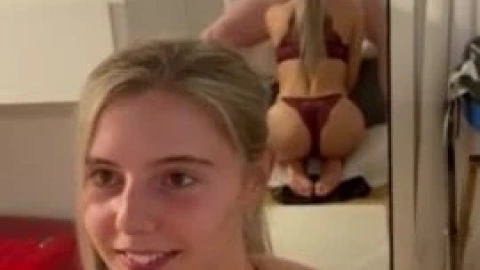 Filmed my babe giving me a BJ at the hotel room in Rome